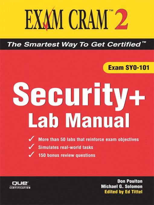 Title details for Security+ Exam Cram 2 Lab Manual by Don Poulton - Available